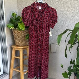 Y2K Geometric Mini Dress – American One M (Fits XS/S)